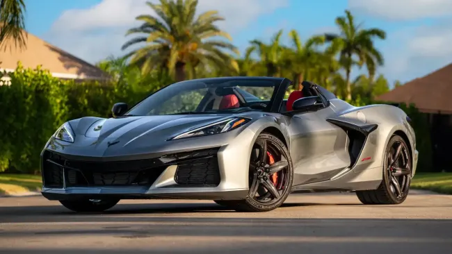 2023 Chevrolet Corvette Z06 Convertible 3LZ Up for Auction on Bring a Trailer