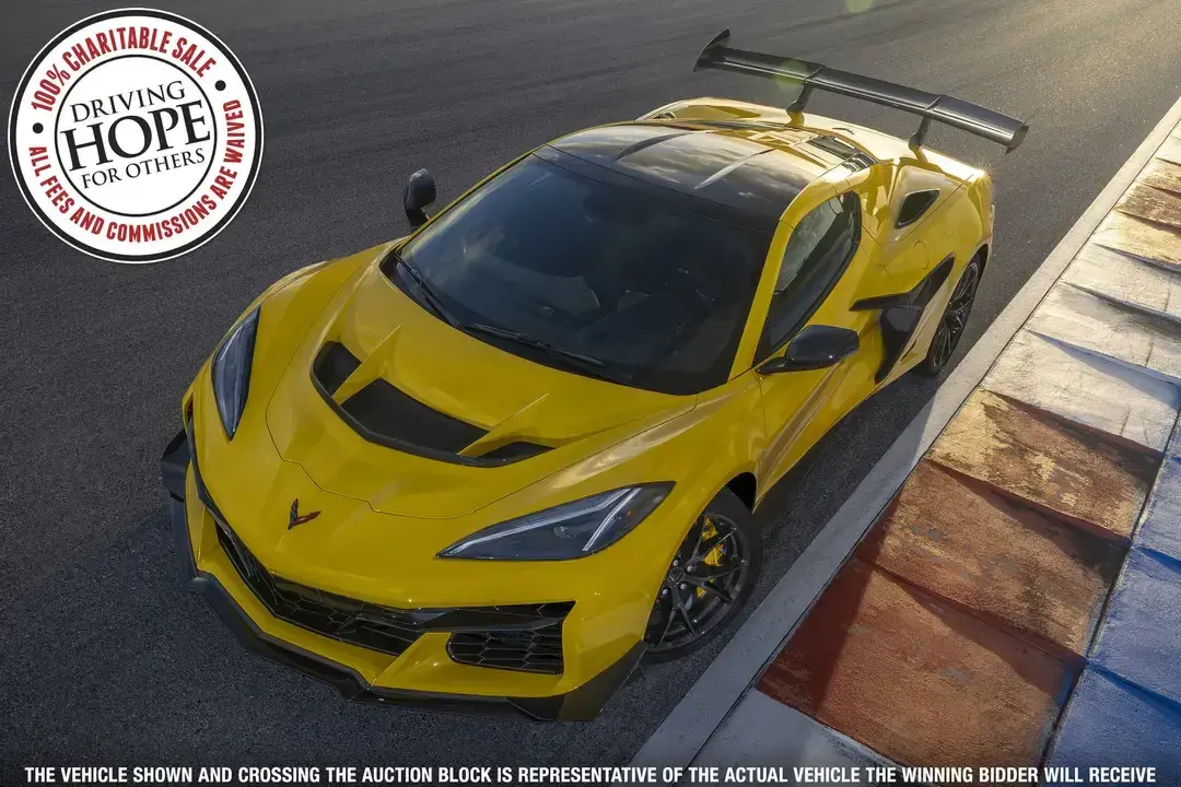 Barrett jackson and gm team up to auction 2025 corvette zr1 vin 001 for charity 2