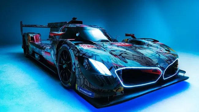 BMW M Hybrid V8's Wild Art Car Wrap for 2024 Le Mans