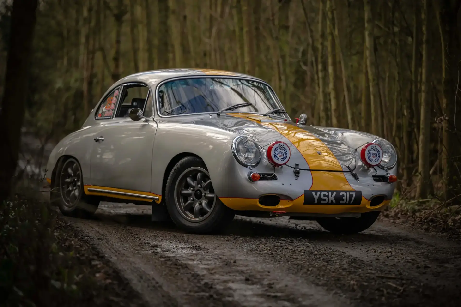 Classic porsche 356b rally car auction bonhams 13 1