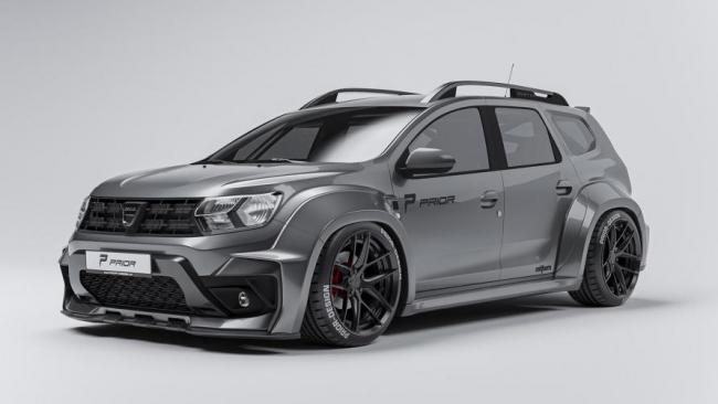 The Dacia Duster has been given a not-so-sensible widebody modification by a tuner | modifiedrides.net