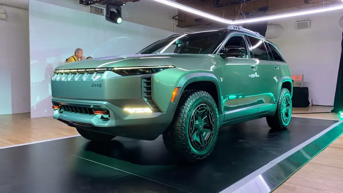 Jeep Unveils Rugged Electric Wagoneer S Trailhawk Concept