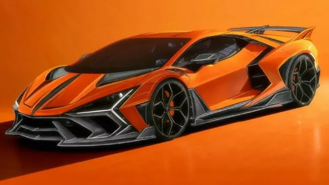 Keyvany Renderings of Lamborghini Revuelto Body Kit