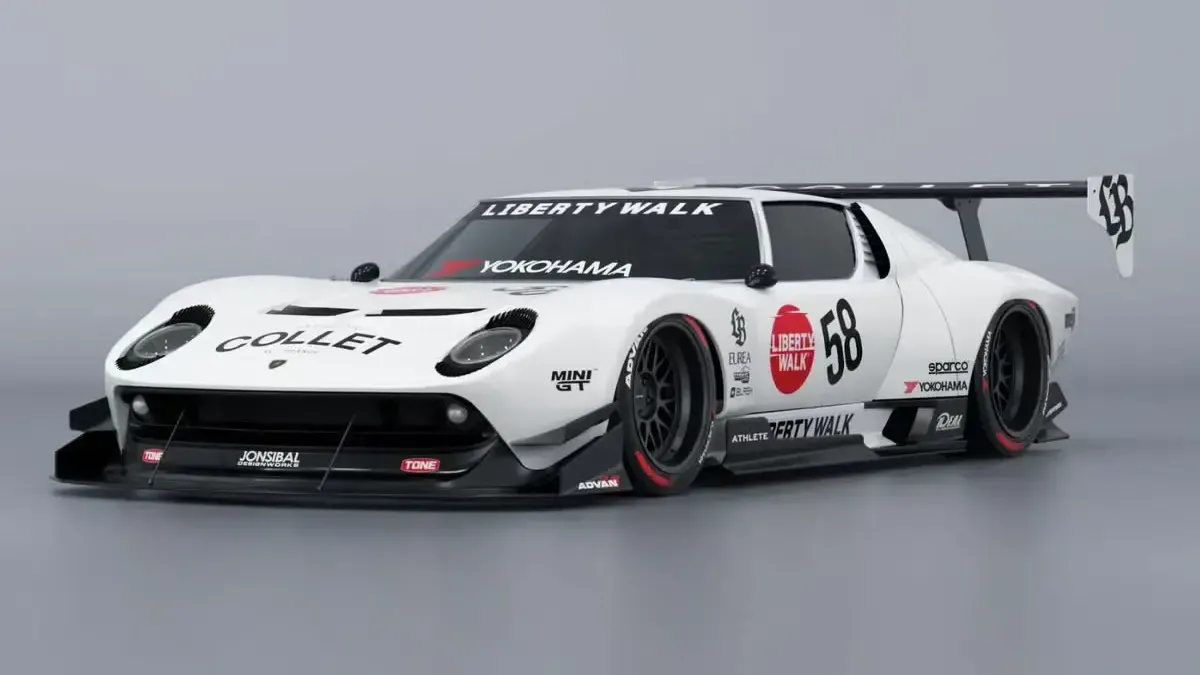 Liberty Walk Unveils Widebody Lamborghini Miura: A Bold New Look