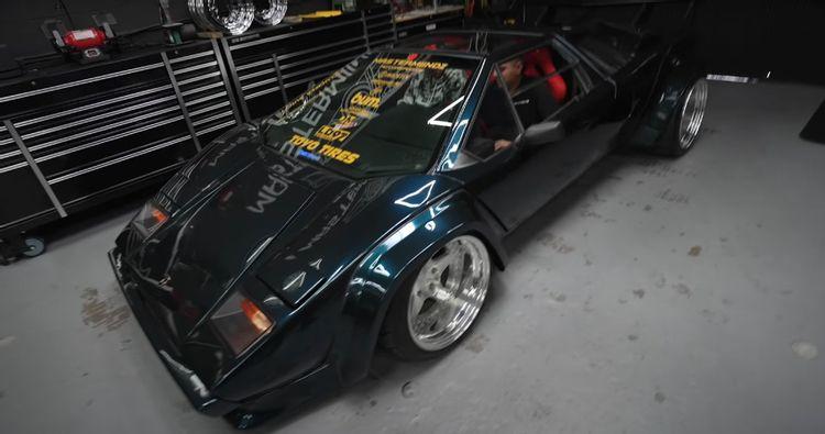 A Lamborghini Countach Kit Car Transforms From a Damaged Bodyshop Dweller  To A Widebody Showstopper 