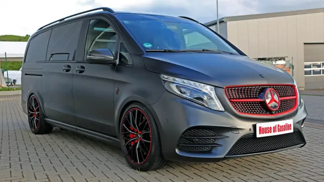 The Mercedes-Benz V 300 d Enhanced with Barracuda Project 3.0 Wheels