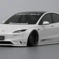 Widebody kit tesla model 3 1