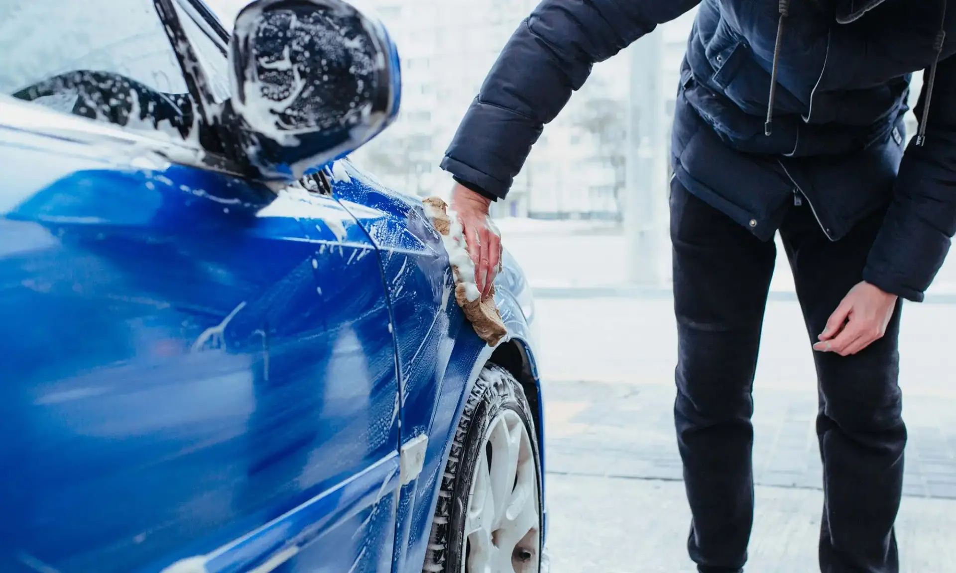 Winter car wash