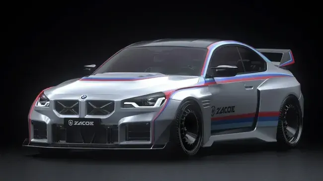 Zacoe Performance Revives E30 M3 DTM Spirit in BMW G87 M2 Kit